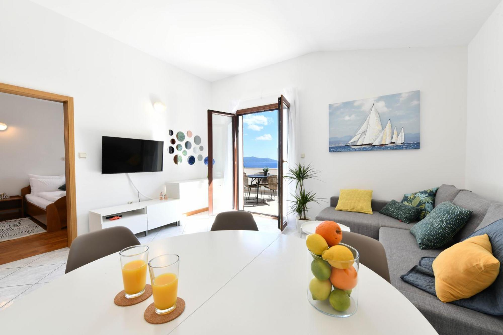 Apartments Near The Beach, With Terraces And Seaview At House B. Mošćenička Draga 外观 照片